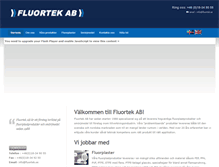Tablet Screenshot of fluortek.se